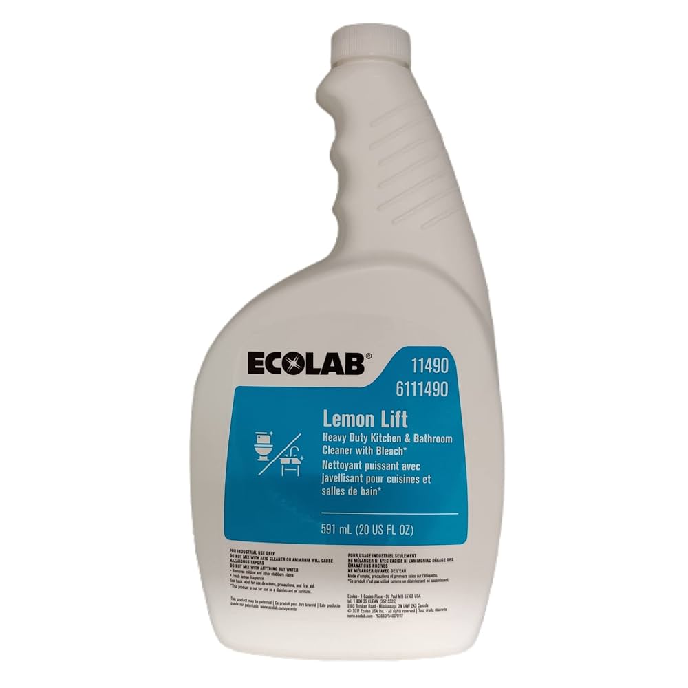 Amazon.com: Ecolab Lemon Lift Heavy Duty Kitchen & Bathroom